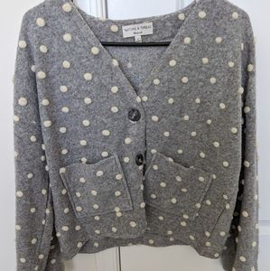 Madewell Women's Texture & Thread Dotted Cardigan